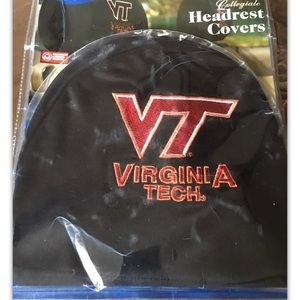 Virginia Tech Headrest Covers NEW VT Collegiate!